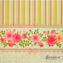 Serwetka do decoupage firmy MAKI romantyczny styl 33x33cm